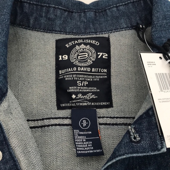 Buffalo David Bitton Denim Jacket Mens 